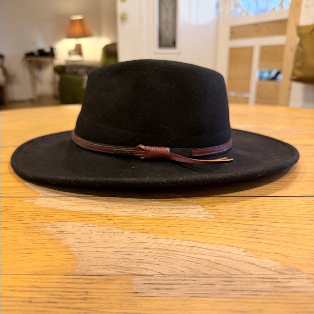 Stetson Crushable Black 100% wool felt hat